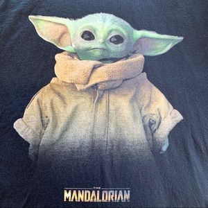 Star Wars Shirts - STAR WARS MANDALORIAN BABY YODA GRAPHIC TEE Star Wars Shirts - STAR WARS MANDALORIAN BABY YODA GRAPHIC TEE